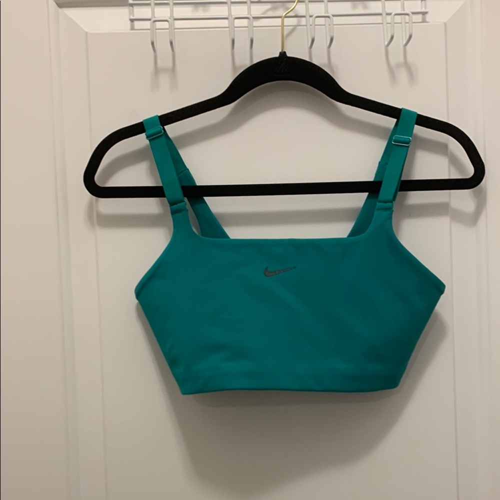 Green Nike Dri-Fit Sports Bra M